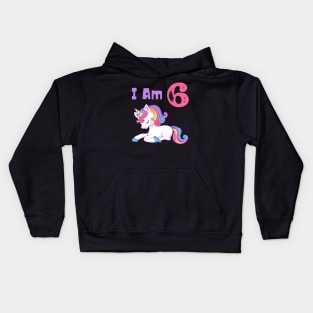 I Am 6 Kids Hoodie